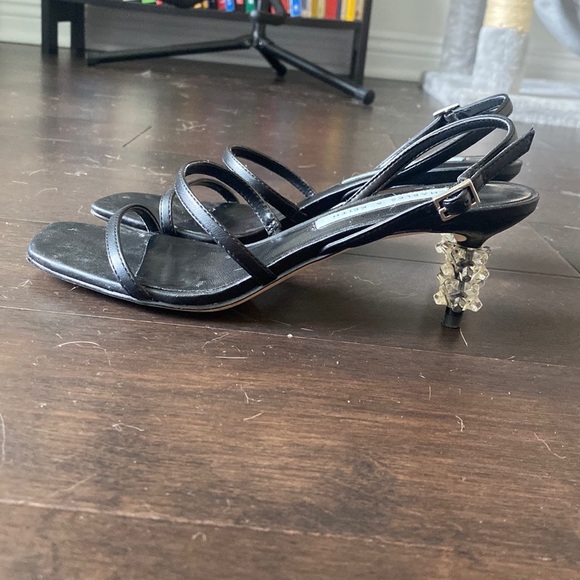 Charles & Keith sexy sandals, size US 6, 6.5 with 6cm heels summer, like new - Picture 1 of 5
